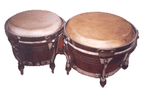 bongo drumming